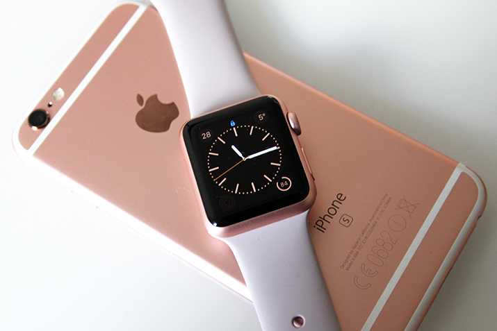 rose gold apple watch 3 series