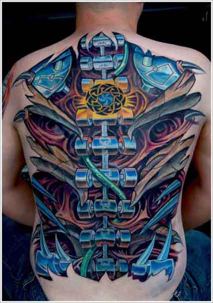 Mike Cole  Inked Magazine  Biomechanical tattoo Biomechanical tattoo  design Graffiti tattoo