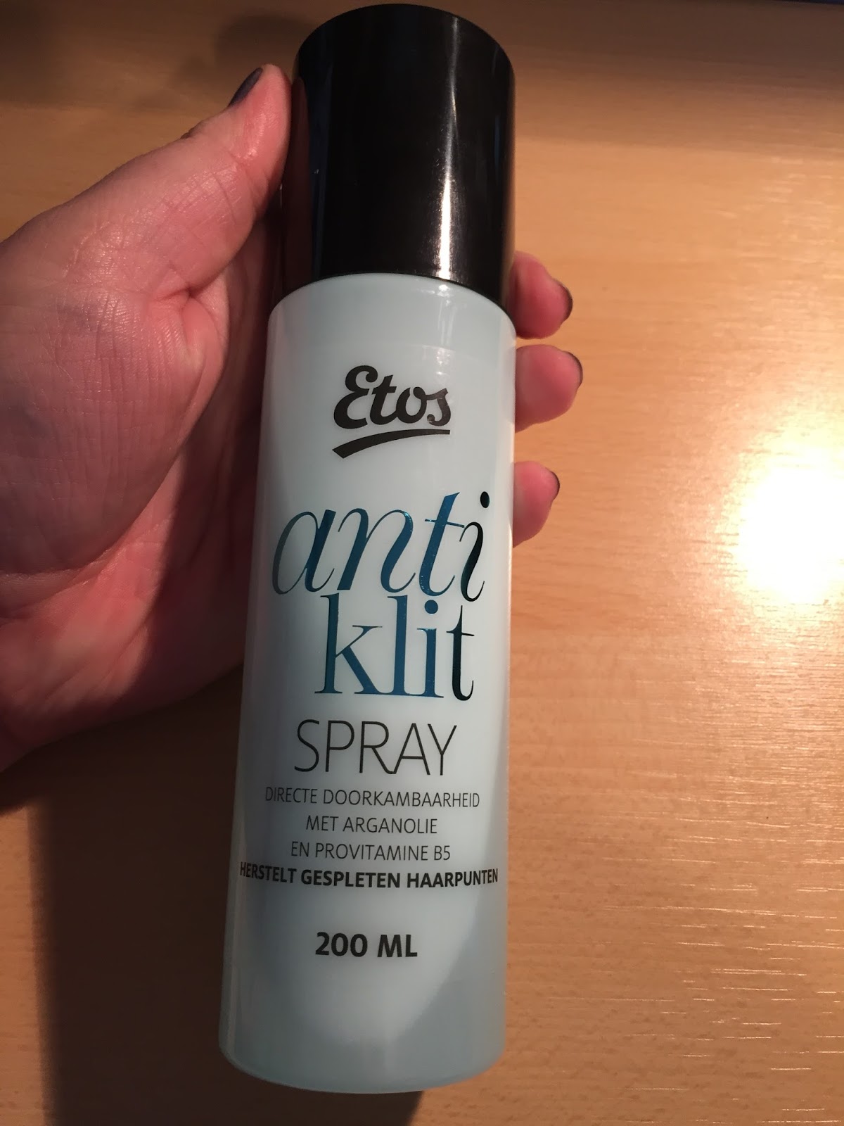 De stad Superioriteit Heerlijk Anne-Wil Kraan: Review Etos anti klit spray