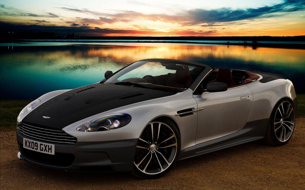 Image House | Latest Hd Wallpapers: Sunset From Aston Martin DB9 Cabrio