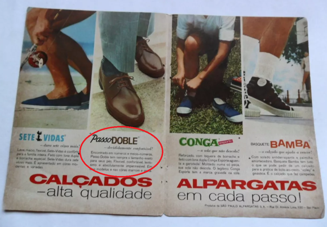 calçados anos 60 masculino