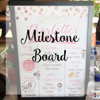Baby Milestone Board