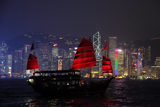 A Traditional Chinese Junk Boat