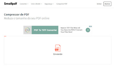 SmallPDF Arquivo enviado