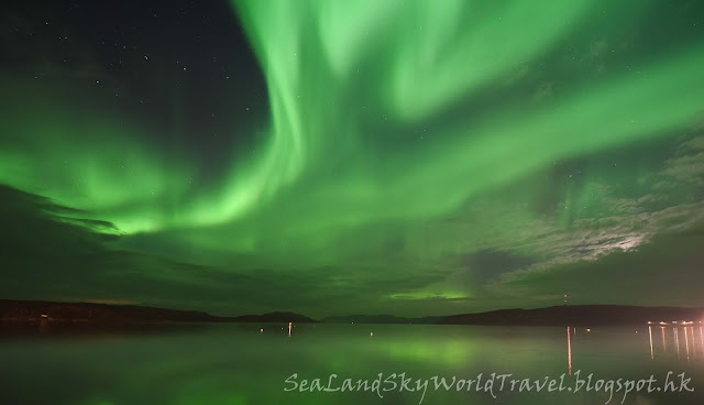 Kirkenes 挪威 Thon Hotel 北極光 aurora northern light Kirkenes 挪威 Thon Hotel 北極光 aurora northern light