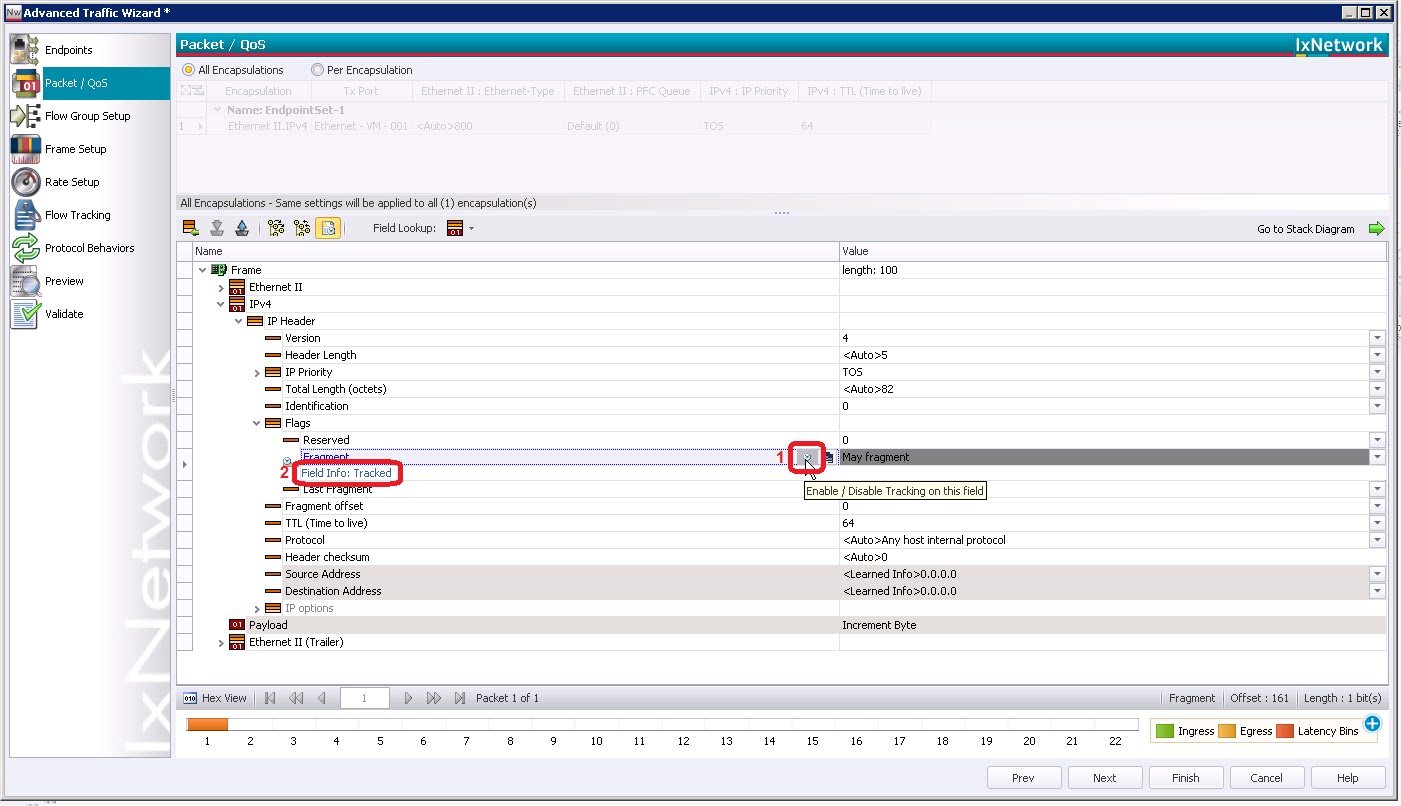 How to Traffic Enable tracking based on the value