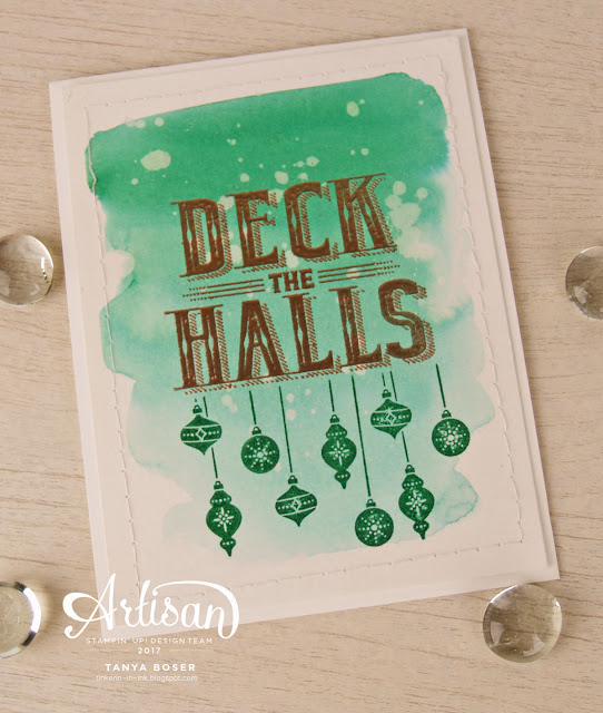 Carols of Christmas from Stampin' Up! makes getting your Christmas cards done easy! So many great ways to use it.