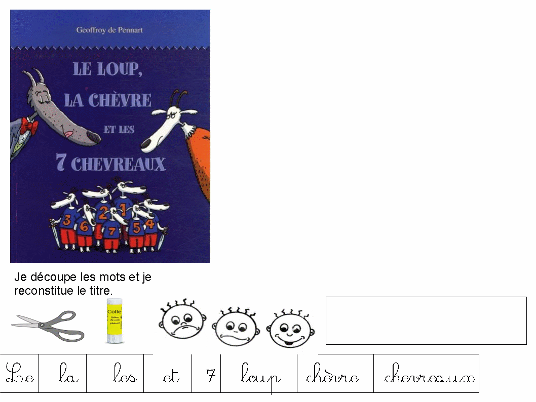 Maternelle: Album : Le loup, la chèvre et les 7 chevreaux, exploitation ...
