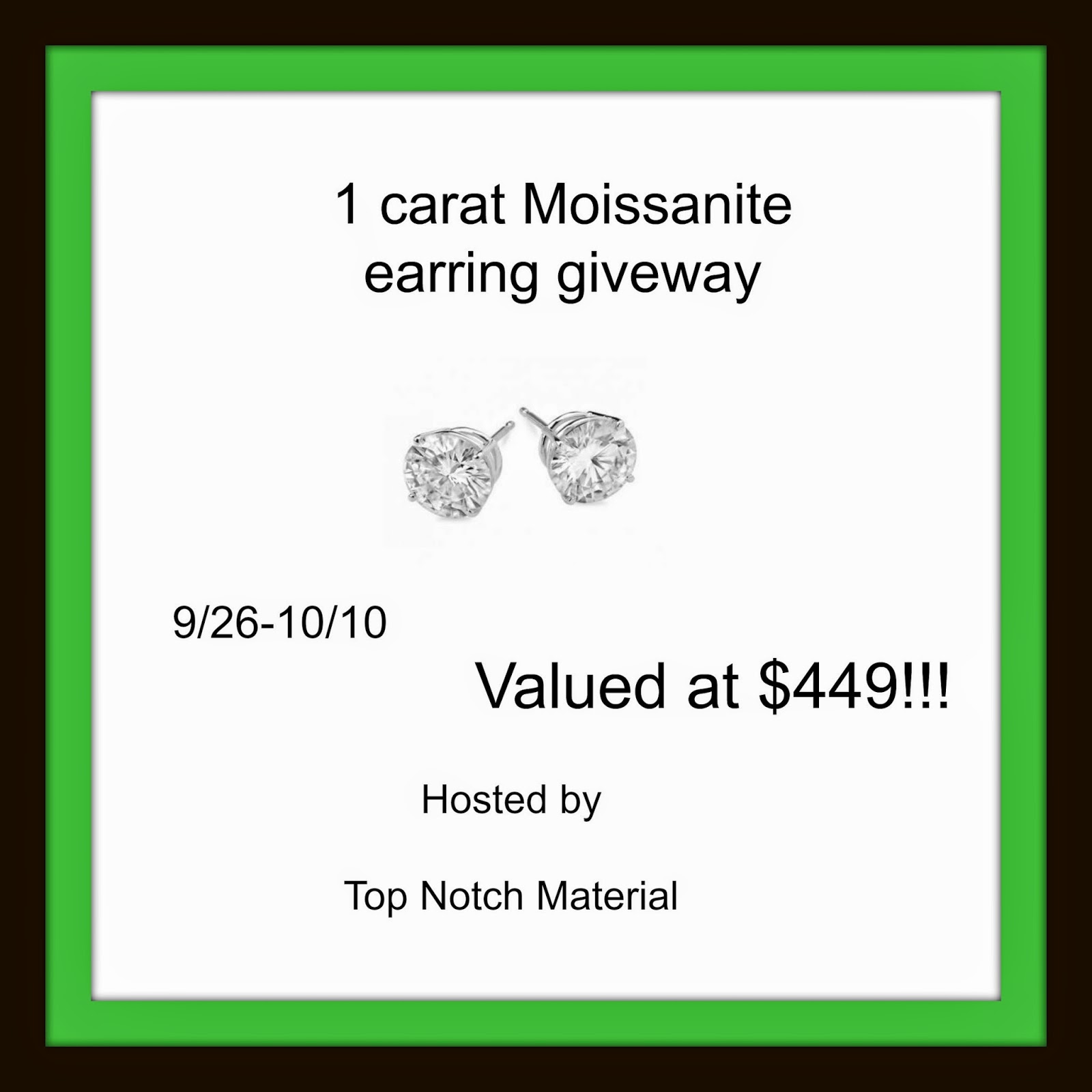 moissanite earrings image