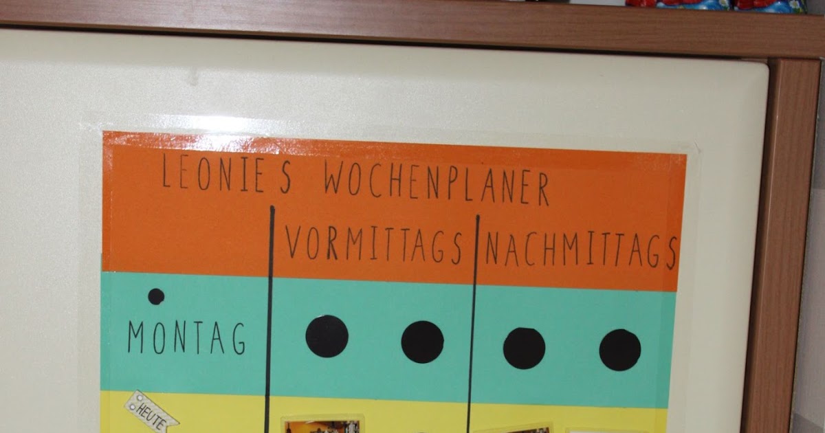 Kühlschrank Wochenplaner : Bines kreativraum: wochenplaner Kühlschrank Wochenplaner : Bines kreativraum: wochenplaner