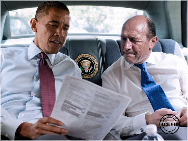 Funny image Barack Obama Traian Băsescu Scenarii