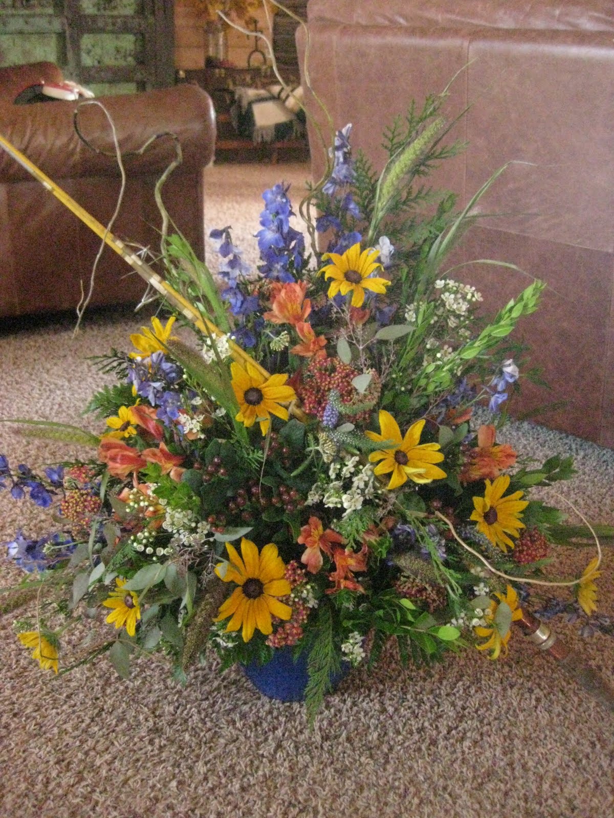 Wildflower Bokays Sympathy arrangements for a dear friend