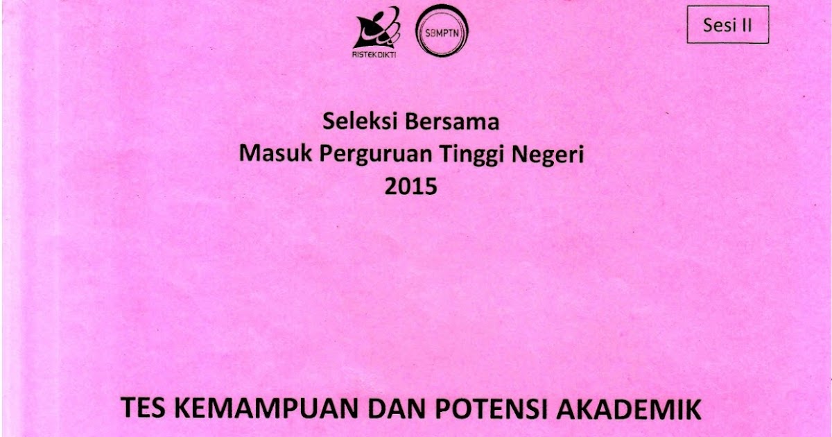 Bimbel Kedinasan Masuk Stis Di Jogja Soal Usm Stis Dan Pembahasan Pdf