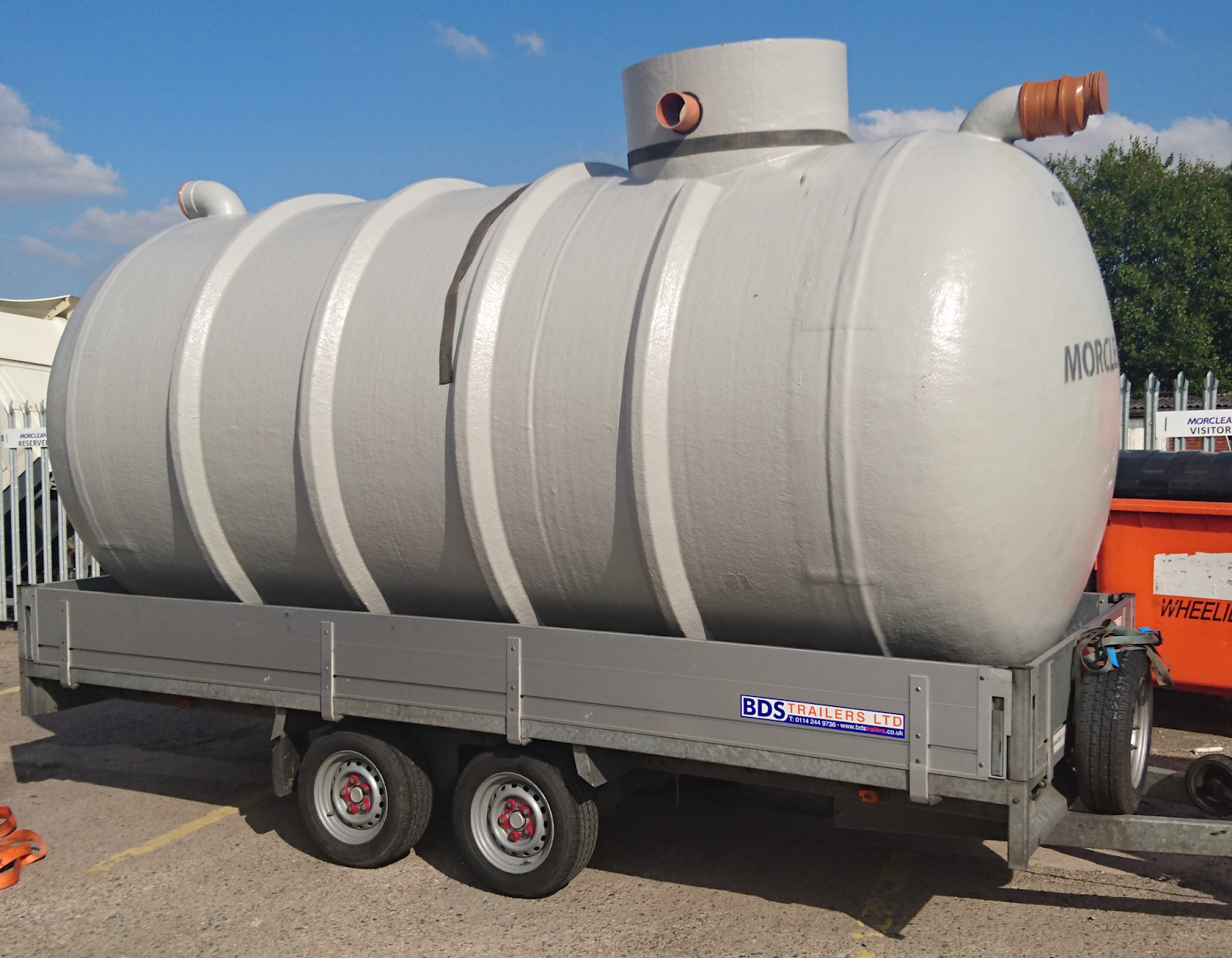 Morclean Interceptor Tank goes to Large Constuction Firm in UK