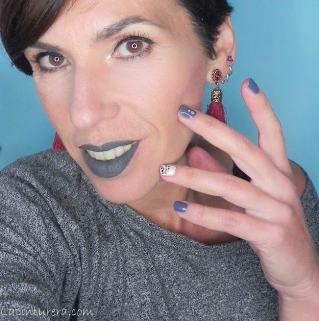 Look cálido para un labial gris (con la Dreamy, de Nabla) 05 rostro 04