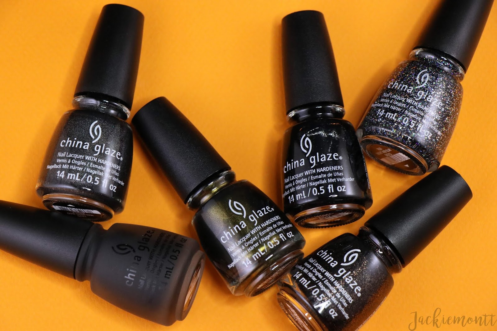 China Glaze Paint it Black Collection // Halloween 2018 Swatches