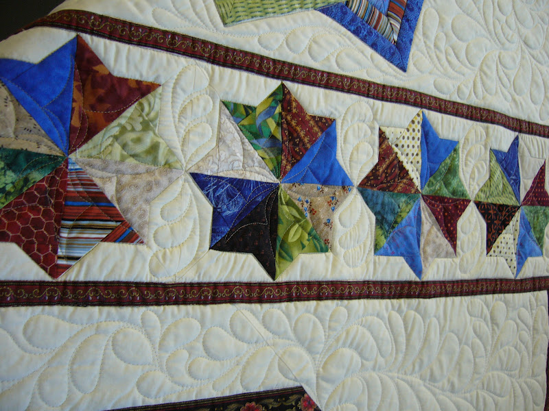 caledonia quilter Star Spin by Oregon Treasures