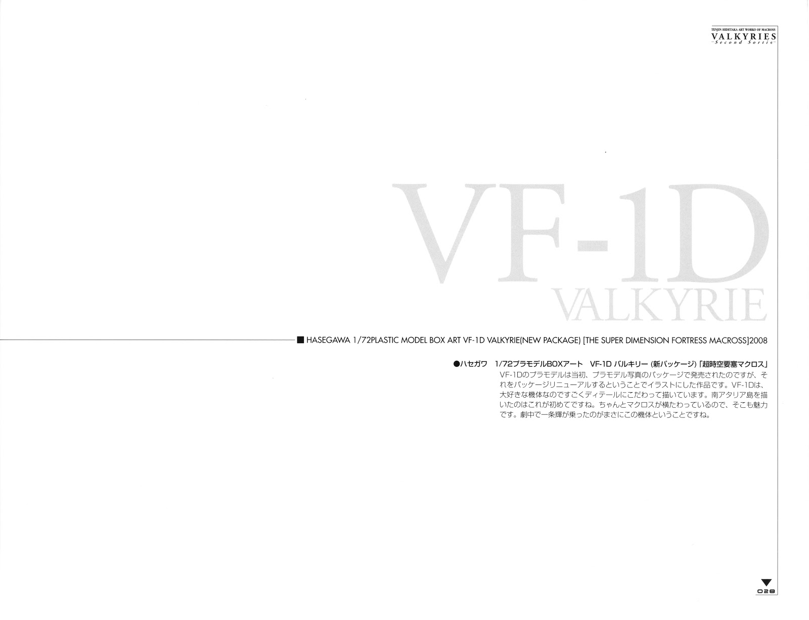 Valkyries Second Sortie - Art Works of Macross - Tenjin Hidetaka
