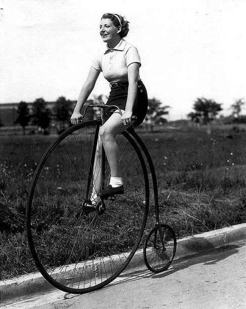 Penny Farthing  Cycling Through Time in Captivating Vintage Photographs - 43