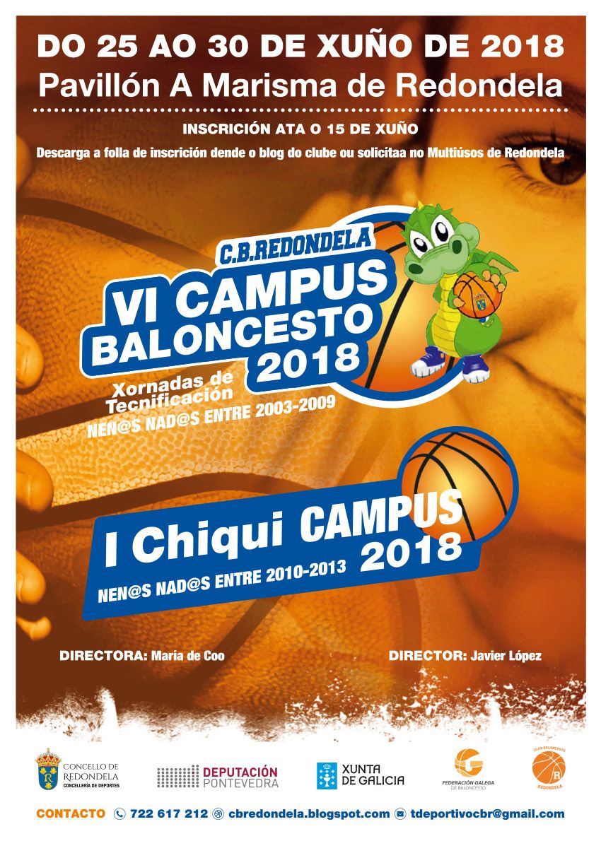 PRESENTACIÓN DE CAMPUS DE VERANO Club Baloncesto Redondela PRESENTACIÓN DE CAMPUS DE VERANO Club Baloncesto Redondela