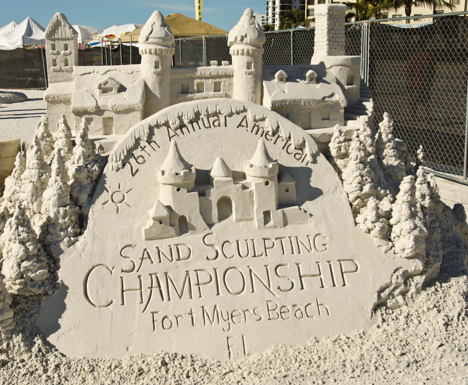 Journeys With Judy Sand Sculptures At Fort Myers Beach Fl