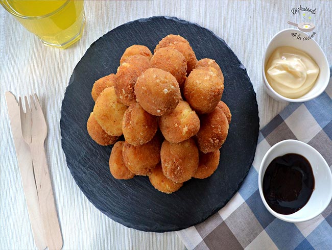 Bolitas de patata y queso Bolitas de patata y queso