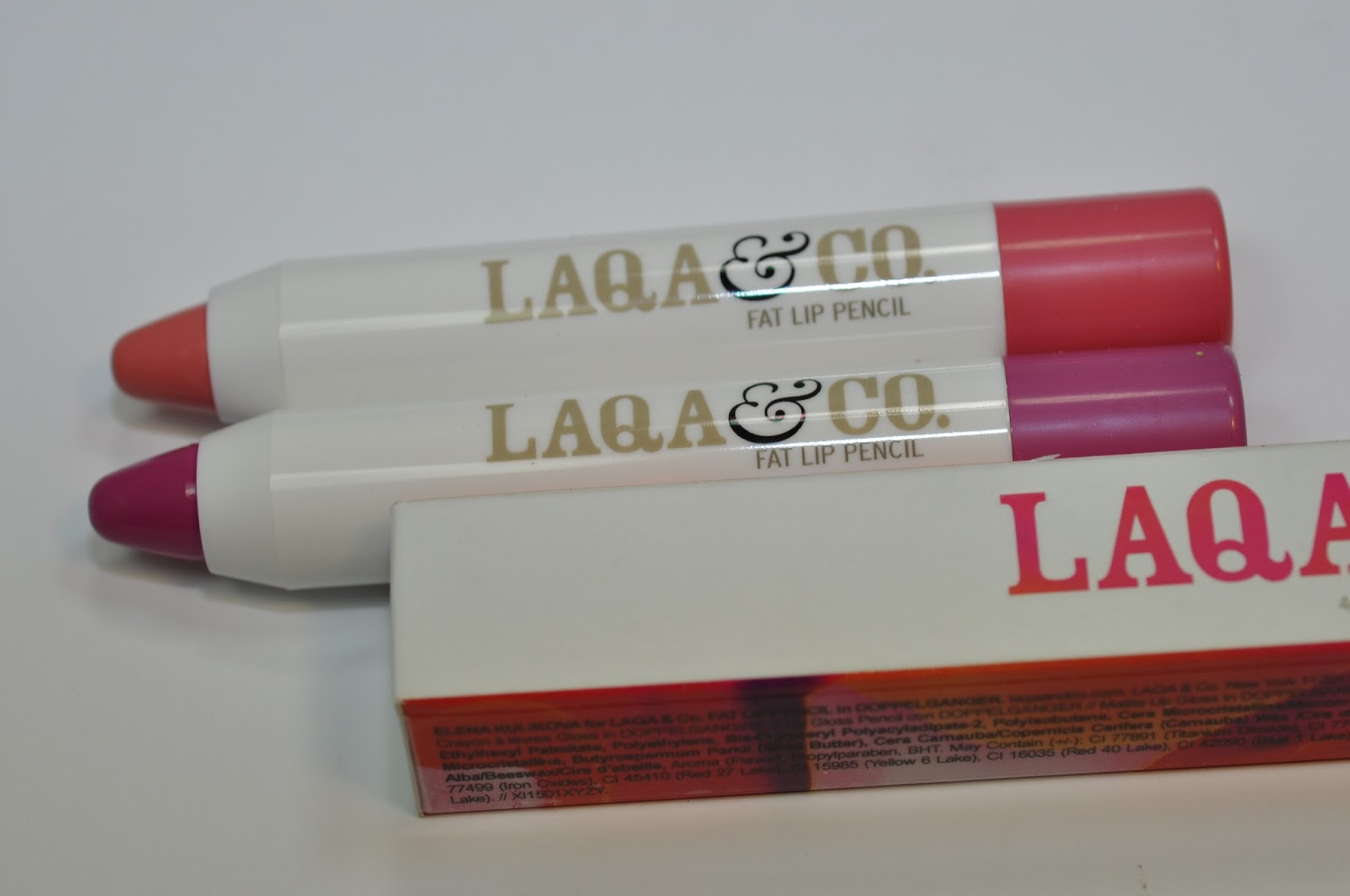 LAQA & Co. Fat Lip Pencil Swatches, Makeup Look, Review - The Shades Of U