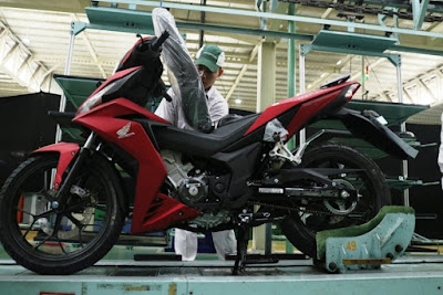 Inspeksi sebelum Supra GTR150 Didistribusikan Inspeksi sebelum Supra GTR150 Didistribusikan