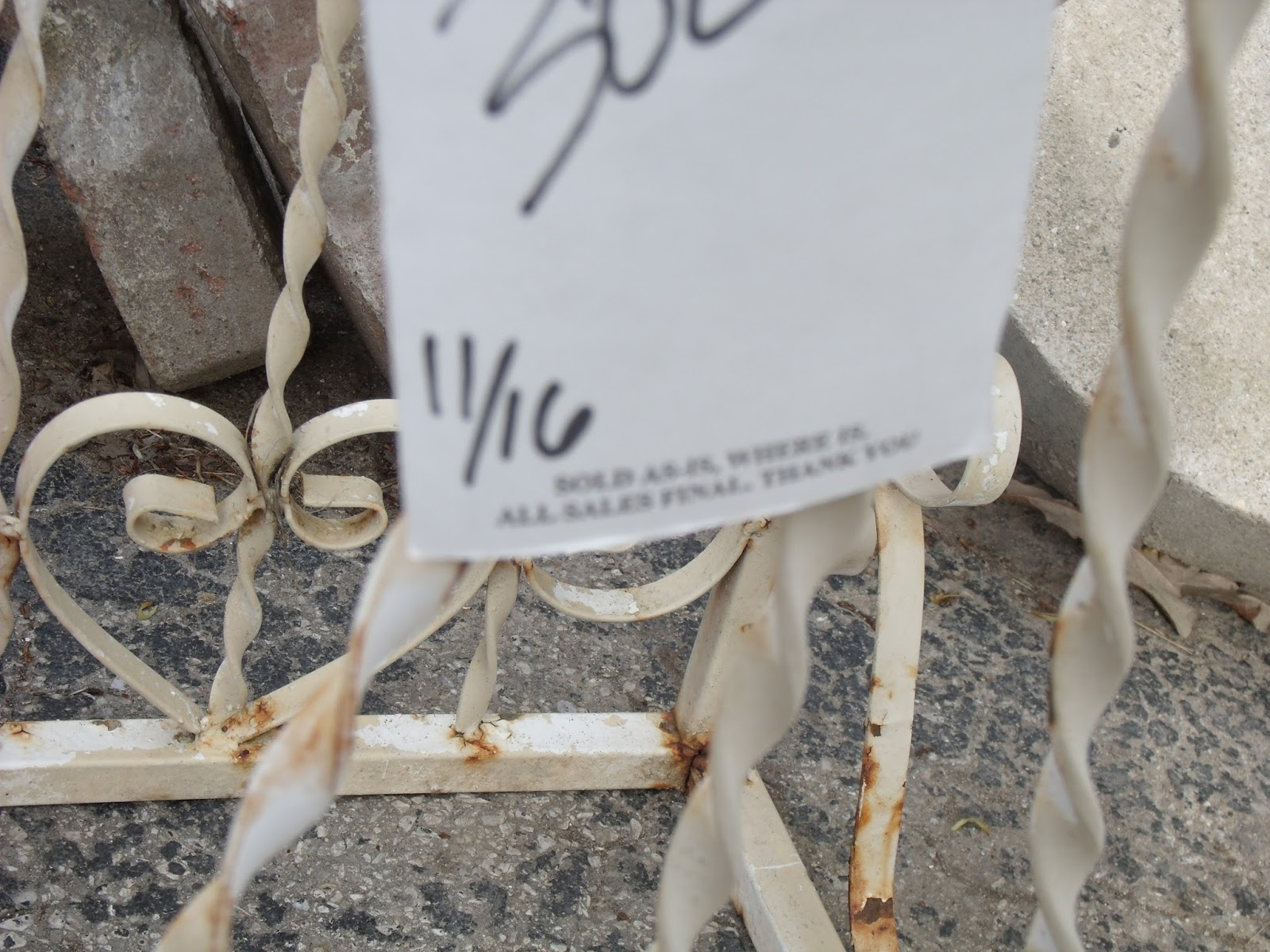 Gear Acres at Top of the Hill Vintage Wrought Iron Arbor