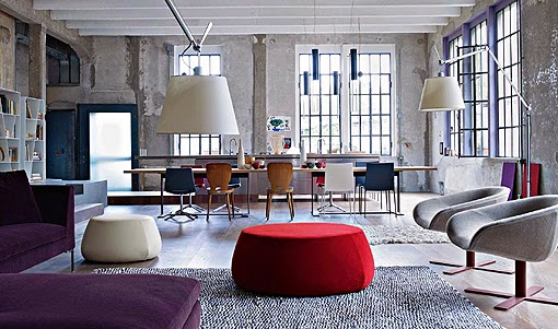 Modern and Colorful Loft