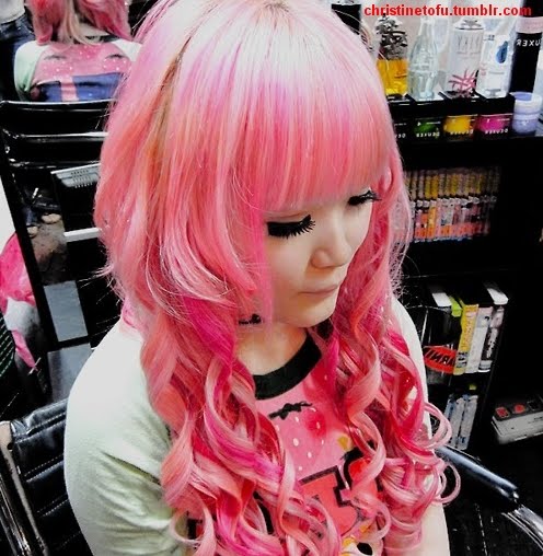 Pink Hair Asian 54