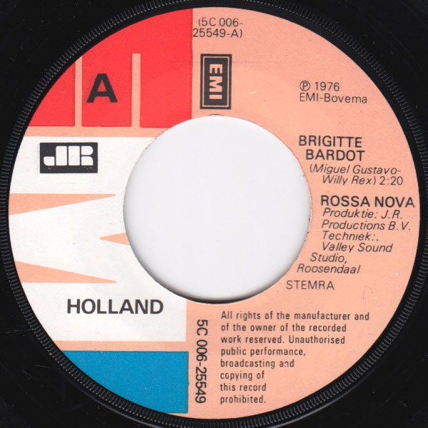 Rossa Nova - Brigitte Bardot - Maria Bonita Rossa Nova - Brigitte Bardot - Maria Bonita