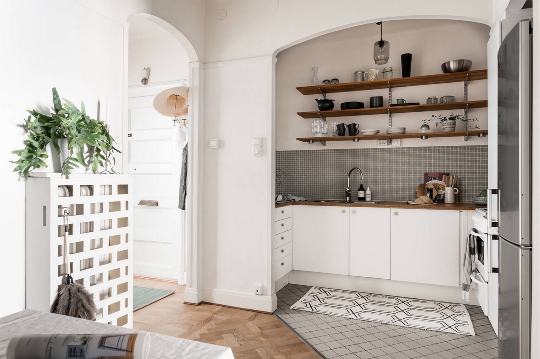 découvrir l'endroit du décor UNE CUISINE EN ALCÔVE