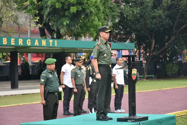Komandan Kodim 0201/BS Pimpin Gelar Pasukan Pengamanan Presiden 