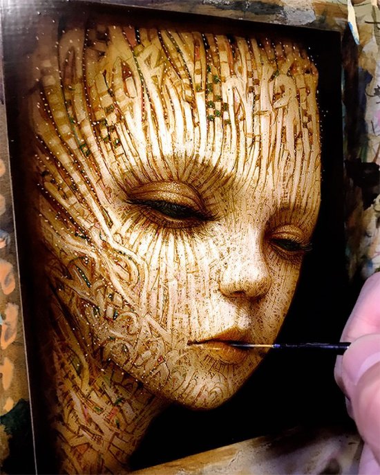 As pinturas surreais e oníricas retratando mulheres de Naoto Hattori Naoto Hattori arte pinturas surreais bizarras mulheres