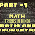 RATIO AND PROPORTION PART - 1 अनुपात और समानुपात भाग 1 MATHS TRICKS