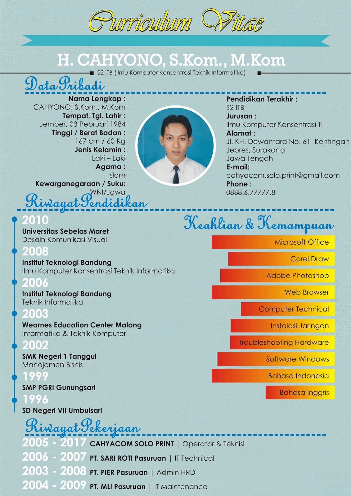 Blog writer resume sample picture