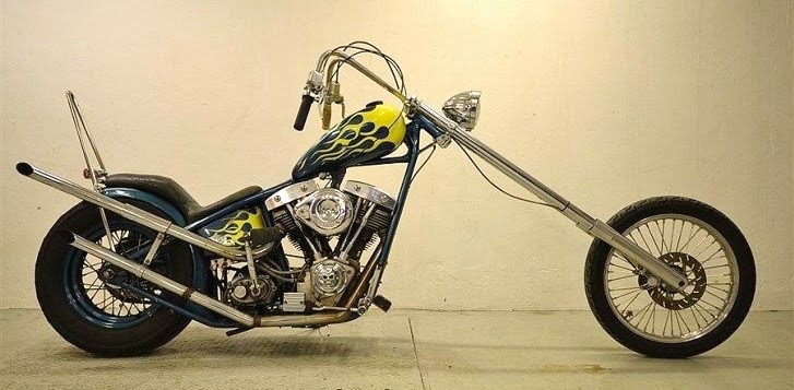 classic chopper motorcycle