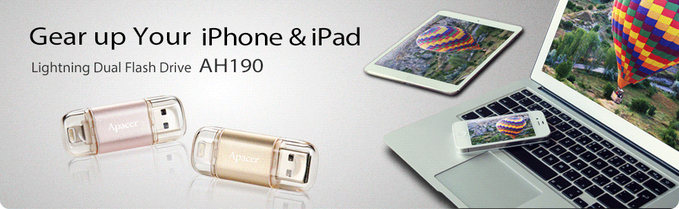 Apacer AH190 Dual Flash Drive Apacer AH190 Dual Flash Drive