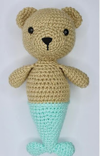 PATRON GRATIS OSO SIRENA AMIGURUMI 33432