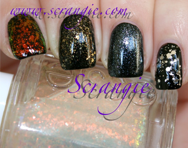 Luxeffects and Review Scrangie: 2011 Topcoat Glitter Swatches Collection Holiday Essie