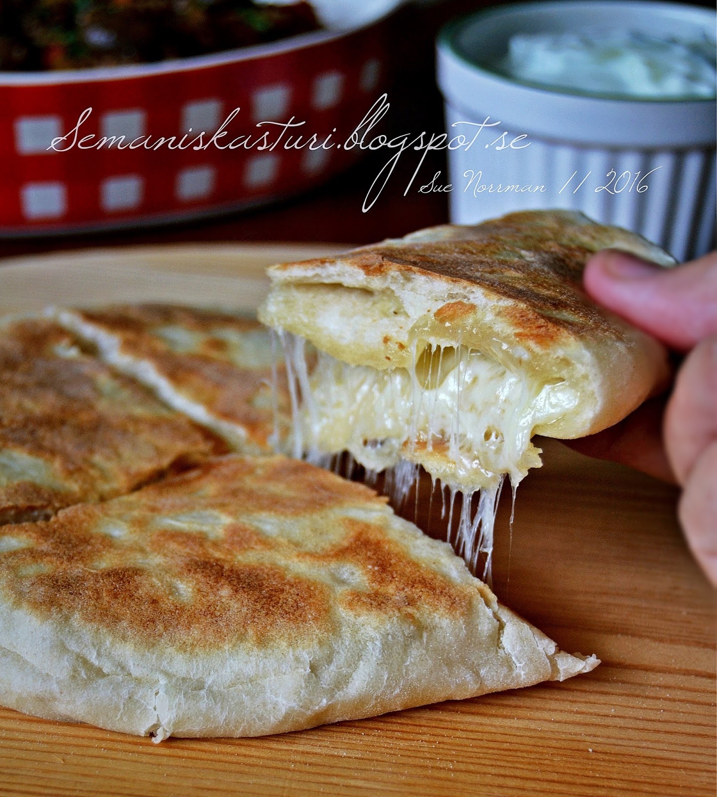 Roti Naan Cheese Yang Lembut Step By Step Swesia S Journey