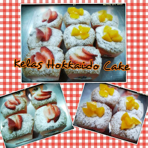 Kelas DIY Hokkaido cake with creamy kastard peach & Strawberry cream cheese - RM200
