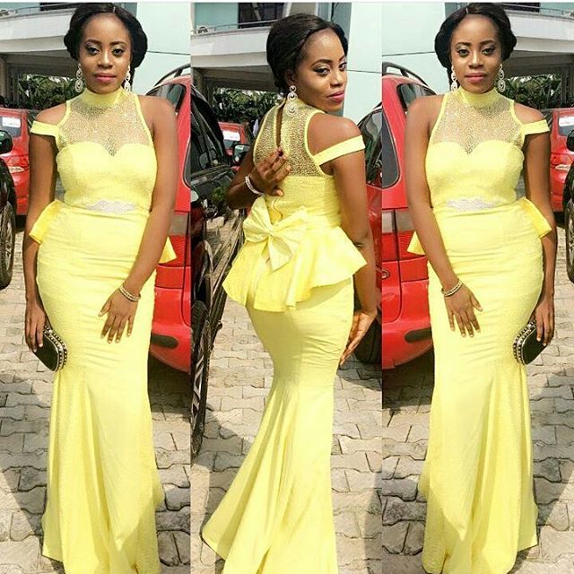 Top Aso Ebi Gown Lace Styles - Owambe styles