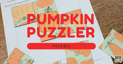 Need an easy activity for fall? Here is a Pumpkin Puzzler Activity to get your students problem solving first thing in the morning or during center time!