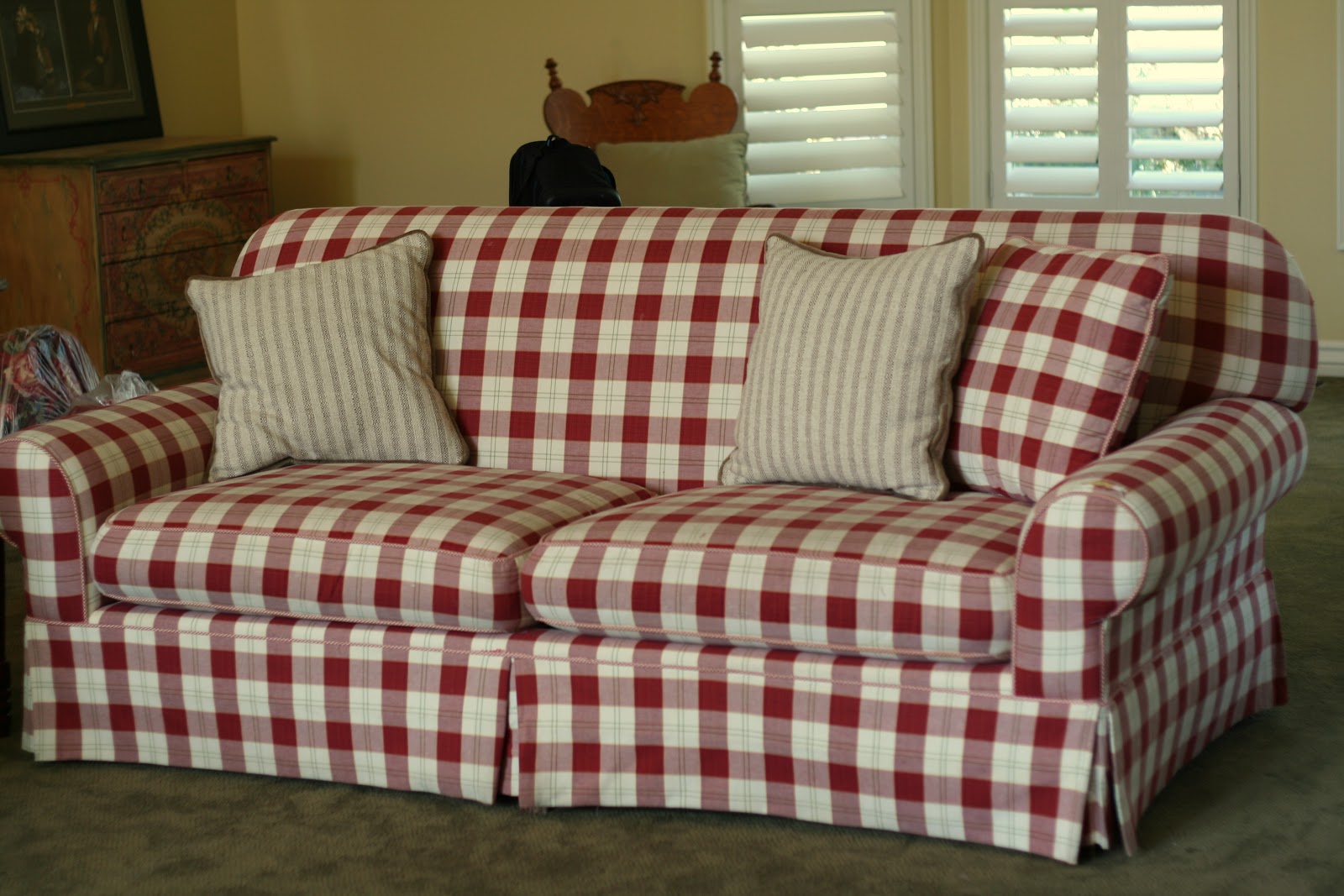Couch Covers Red at Hershel Hoch blog