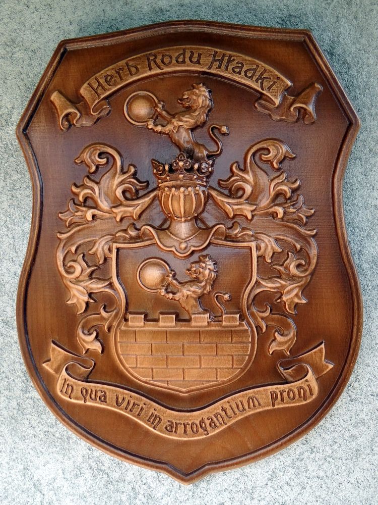 Euryt. Grawerstwo W Drewnie Herby szlacheckie