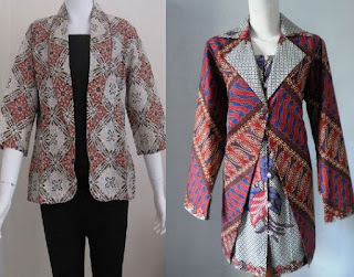 Model blazer batik remaja masa kini Model blazer batik remaja masa kini