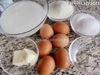 Budinca de gris cu lapte - ingredientele necesare pentru a prepara reteta