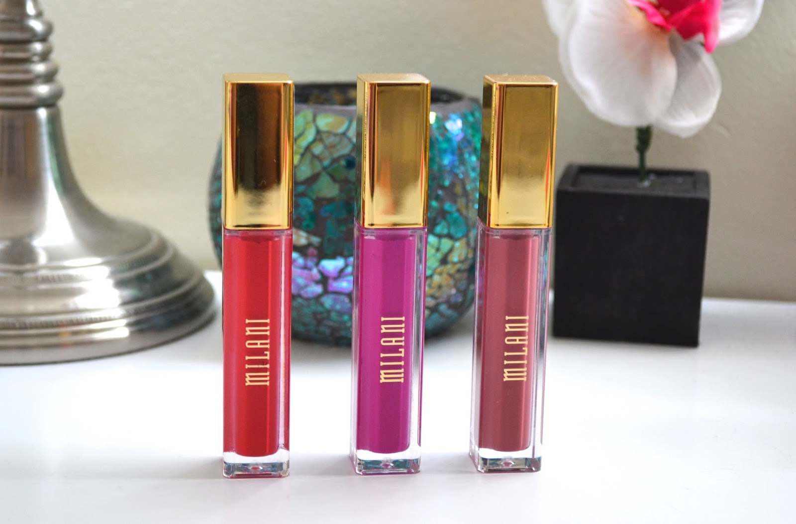 Aquaheart Milani Cosmetics Amore Matte Lip Creme (3 Shades) Swatches